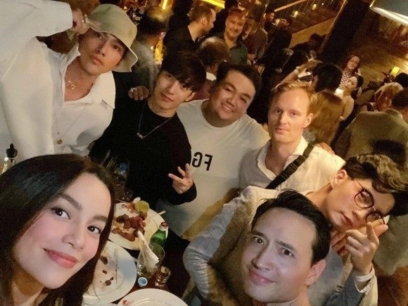 NTK Lý Quí Khánh hội ngộ Kim Lý, Hồ Ngọc Hà. 
