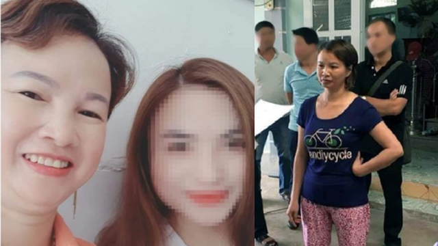 Bà Trần Thị Hiền mẹ nữ sinh giao gà. (Ảnh: IT).