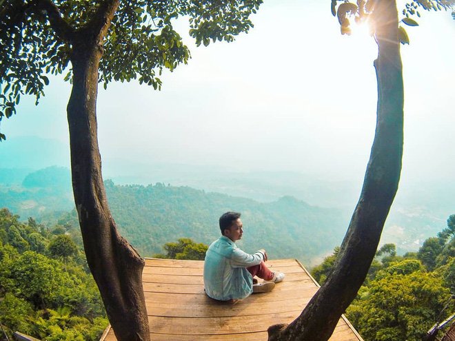 Độc nhất Indonesia quán cafe lửng lơ trên cây không dành cho hội yếu tim, dân mạng đua nhau check-in ầm ầm trên Instagram