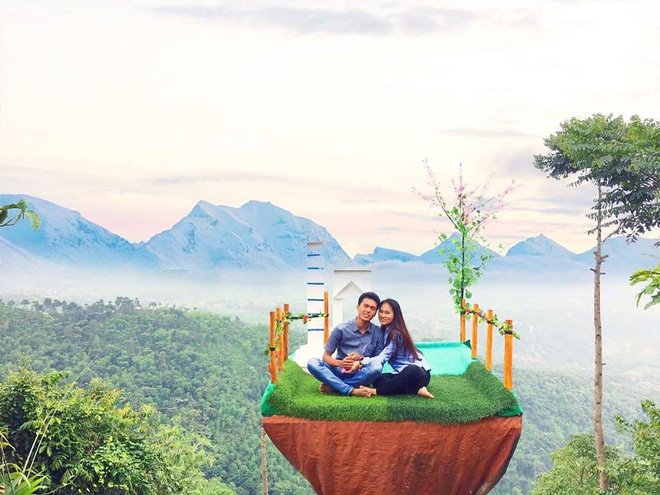Độc nhất Indonesia quán cafe lửng lơ trên cây không dành cho hội yếu tim, dân mạng đua nhau check-in ầm ầm trên Instagram