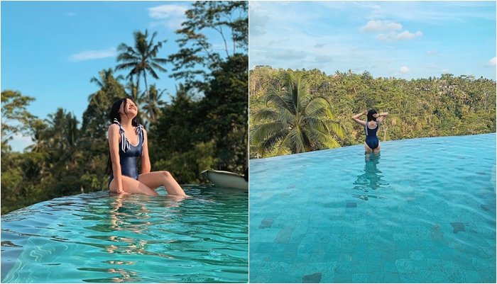 Mới đây, Huỳnh Ân chia sẻ ảnh diện áo tắm khoe thân hình gợi cảm, tràn đầy sức sống khiến dân mạng xôn xao. Đây là lần hiếm hoi cô gái trẻ đăng ảnh gợi cảm thu hút sự chú ý. 