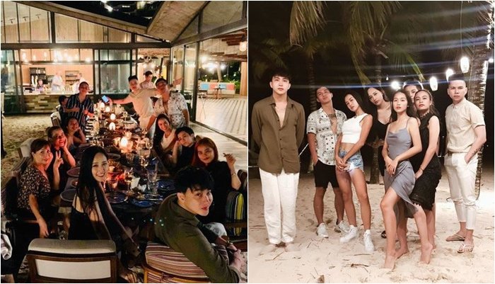 Dù tụ tập thường xuyên với nhóm bạn nhưng Gil Lê và Hoàng Thùy Linh cũng thường xuyên đứng bên cạnh nhau. Quản lý của giọng ca