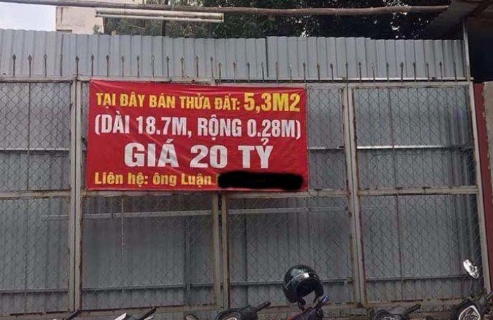 Trên thực tế giá đất ở Hà Nội đang được giao dịch khác xa. (Ảnh: FB).