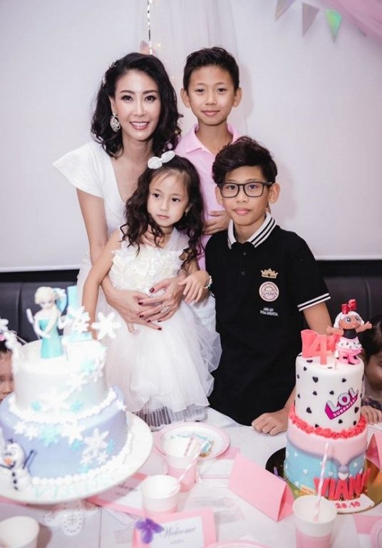 Hà Kiều Anh mừng sinh nhật con gái 4 tuổi.