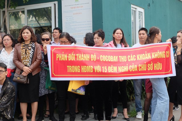 Trước cam kết lợi nhuận 12% nhiều người không ngần ngại đi vay lãi để mua căn hộ giá cắt cổ của Cocobay Đà Nẵng rồi ngậm quả đắng. (Ảnh: Báo Dân Sinh).