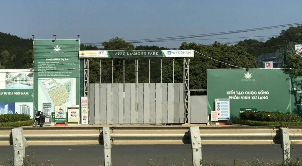 Dự án nghìn tỷ Apec Diamond Park Lạng Sơn. (Ảnh: HĐ).