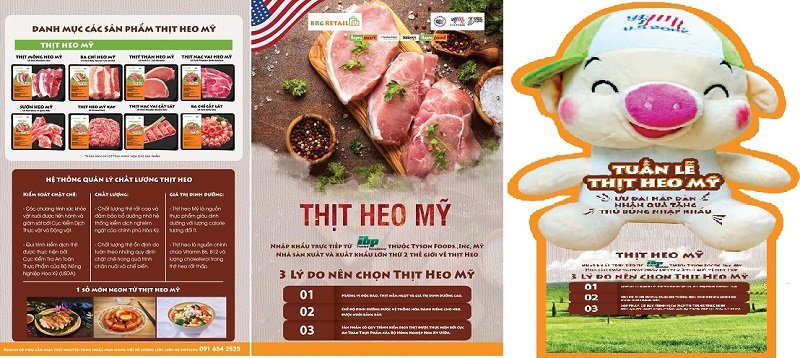 “Tuần lễ thịt heo Mỹ” được diễn ra từ ngày 24/7 đến 2/8 tại hệ thống BRGMart