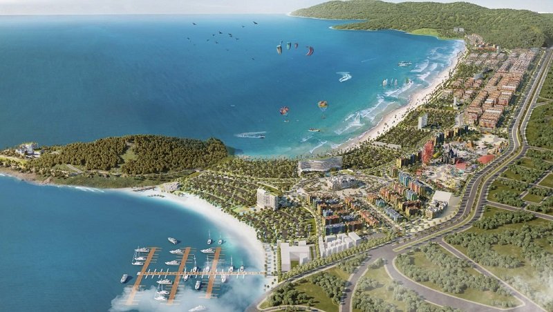 Toàn cảnh thành phố nghỉ dưỡng biển Wonder City Van Phong Bay