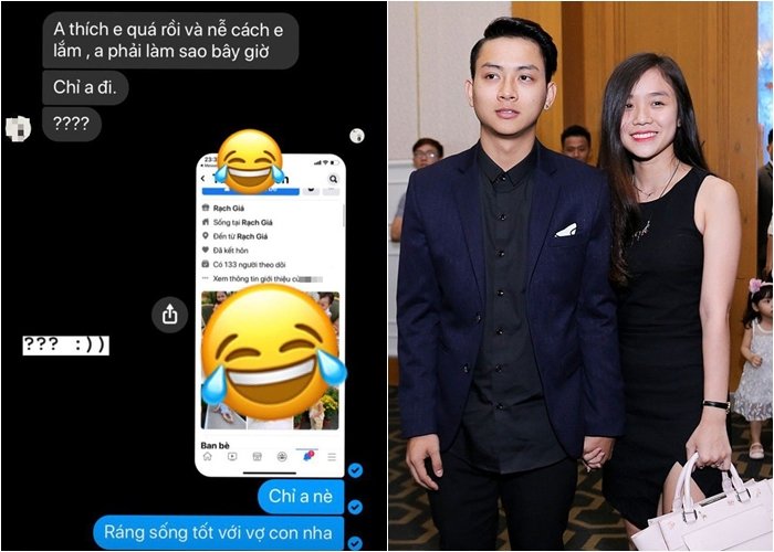 Bị người đàn ông có gia đình tán tỉnh, vợ cũ Hoài Lâm phản ứng gắt