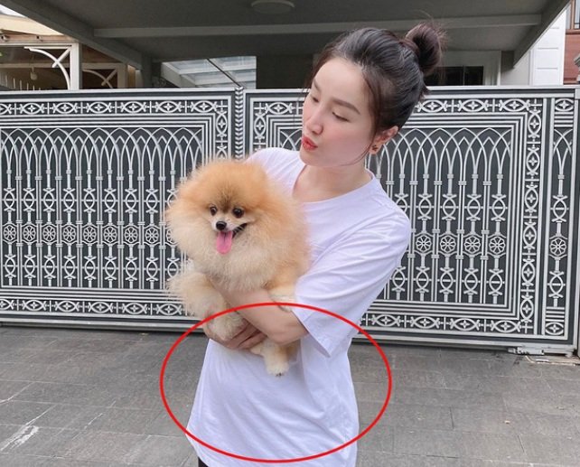 Bảo Thy lên tiếng về nghi vấn đang mang bầu khi lộ vòng 2 to bất thường: 