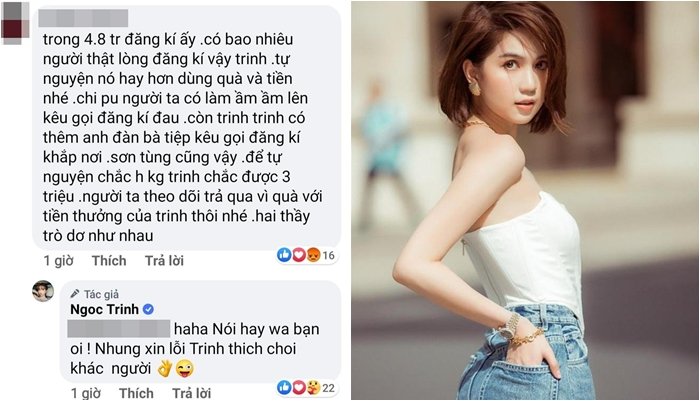 Mới đây, thông tin Ngọc Trinh vượt Chi Pu về lượng người theo dõi trên Instagram gây chú ý. Tuy nhiên, cô lại bị mỉa mai dùng chiêu trò để tăng người theo dõi Instagram