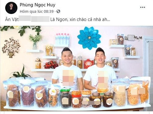 Phùng Ngọc Huy chăm chỉ bán hàng online kiếm thêm thu nhập ở Mỹ