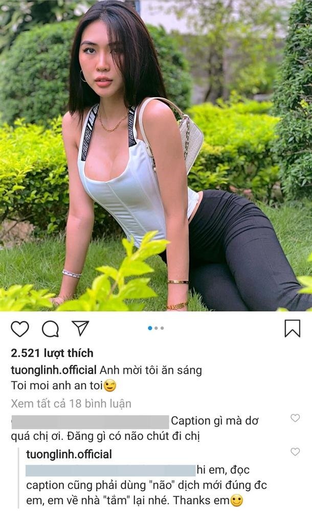 Hoa hậu Tường Linh bị chê 'dơ' vì đăng status mời đàn ông đi ăn tối