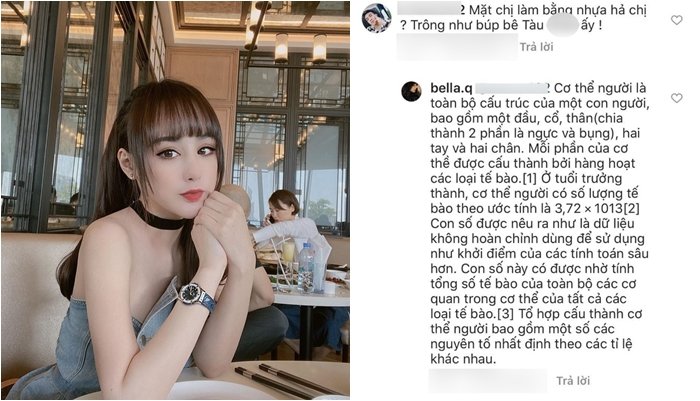 Vừa công khai được vài giờ, bạn gái Karik đã bị soi về nhan sắc. Cô thừa nhận đã sửa mũi