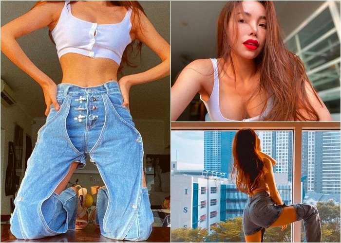 Trà Ngọc Hằng khoe dáng đẹp, eo thon