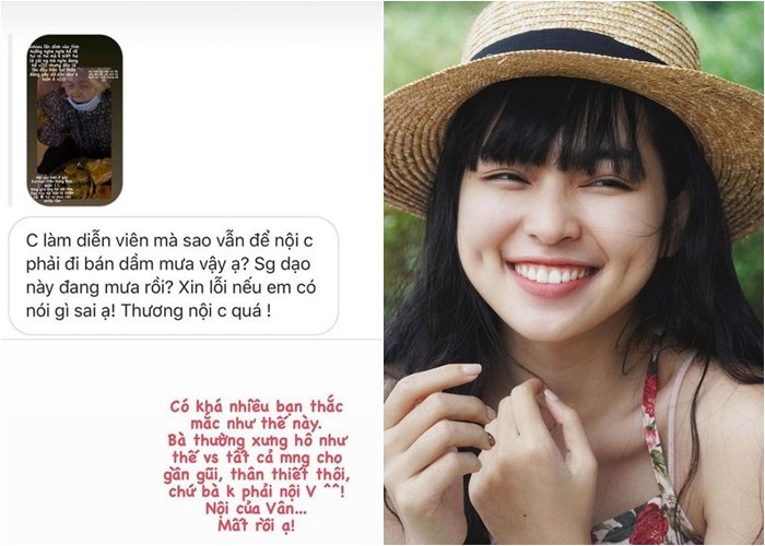 Khánh Vân tiết lộ sự thật xót xa khi bị cư dân mạng trách móc vì để bà nội phải bán hàng rong vỉa hè