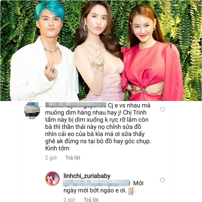 Linh Chi bị chê 'kinh tởm' vì đăng ảnh 'dìm hàng' Ngọc Trinh