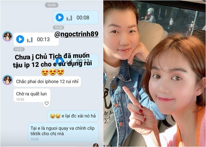 IPhone 12 còn chưa ra mắt mà Ngọc Trinh đã nhăm nhe sắm cho trợ lý Thuý Kiều dùng
