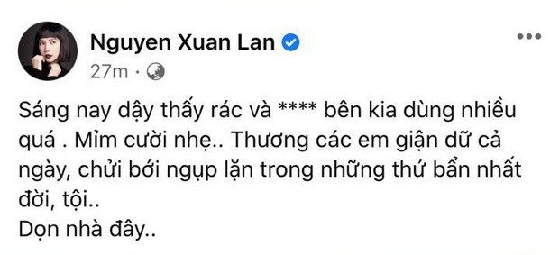 Xuân Lan có động thái mới nhất sau gần 3 ngày bị phía Trọng Hưng tấn công trên mạng xã hội. Trước đó, Xuân Lan chia sẻ 