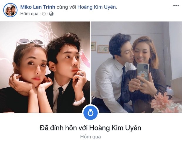 Miko Lan Trinh bất ngờ công khai đính hôn với bạn trai chuyển giới