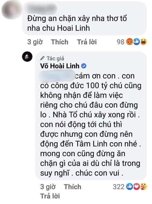 Hoài Linh lên tiếng khi nhà thờ Tổ 