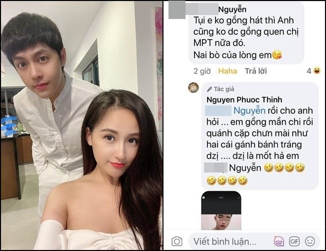 Noo Phước Thịnh phản ứng khi bị gọi 'nai bò', gồng yêu Mai Phương Thúy