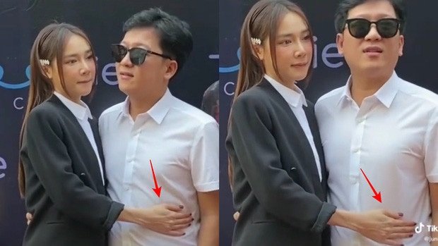 Nhã Phương bị soi đôi tay gân guốc, gầy trơ xương khi đứng cạnh Trường Giang