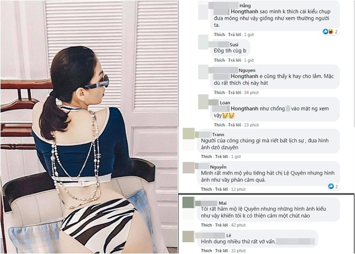 Lệ Quyên bị nhắc nhở mạnh vì đăng ảnh 'chổng mông phản cảm'