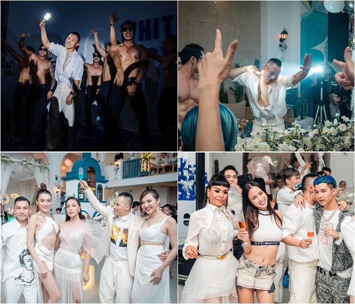 Vũ Khắc Tiệp tổ chức tiệc sinh nhật hoành tráng, có sự góp mặt của nhiều người đẹp và sao Việt như: Quỳnh Thư, Diệp Lâm Anh, Lê Hà, Cường Seven, Kiều Ngân...