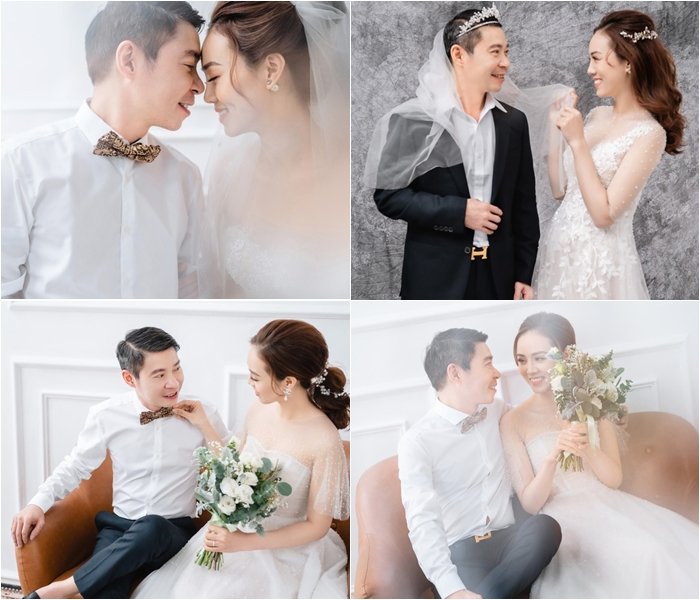 Ảnh cưới vui nhộn của nghệ sĩ Công Lý và bạn gái kém 15 tuổi