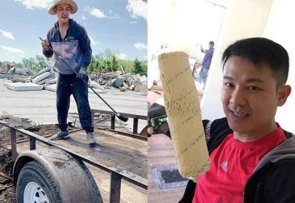 Theo một số nguồn tin, do tình hình dịch bệnh Covid-19 căng thẳng nên công việc của Vân Quang Long gặp nhiều khó khăn. Để có tiền trang trải cuộc sống và lo cho gia đình, nam ca sĩ phải làm đủ nghề, từ thợ điện, bốc vác, thợ xây nhà... Trước thông tin này, vợ Vân Quang Long cho haychồng theo đuổi công việc xây dựng ngay từ những ngày đầu sang Mỹ, chứ không phải mùa dịch mới làm nghề này. Công việc chồng làm dù phải lao động chân tay nhưng chính là kinh doanh bất động sản, chứ không phải mùa dịch túng thiếu nên mới đi làm phụ hồ, cửu vạn