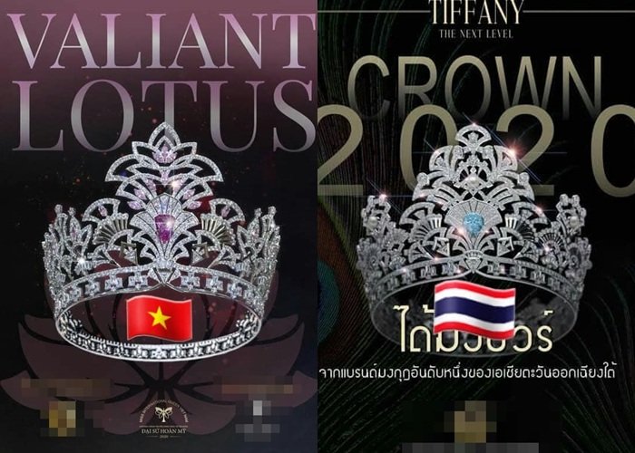 Vương miện 1 tỷ của Hoa hậu Chuyển giới Việt Nam 2020 bị soi giống Thái Lan