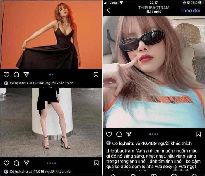 Giữa tâm bão chỉ trích, Hải Tú gây 'rúng động' vì đột nhiên 'bão like' loạt ảnh của Thiều Bảo Trâm dù không follow instagram