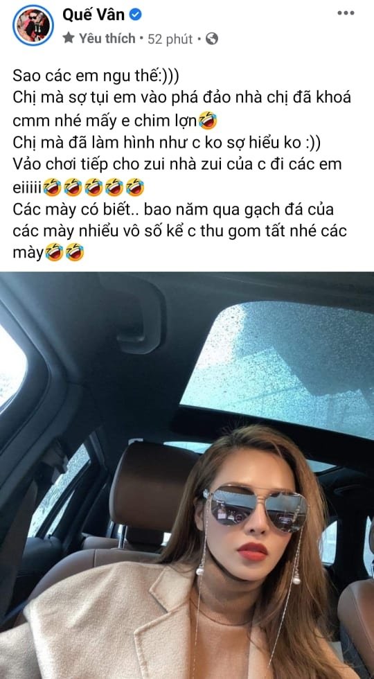 Tố Sơn Tùng nhưng bị 'ném đá' ngược, Quế Vân lại trêu tức antifan
