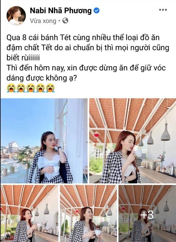 Nhã Phương than phải ép cân vì được ông xã tẩm bổ quá nhiều mùa Tết