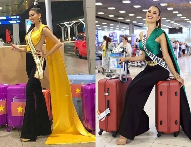 Trang phục xuất trận Miss Grand của Ngọc Thảo bị soi giống Catriona Gray