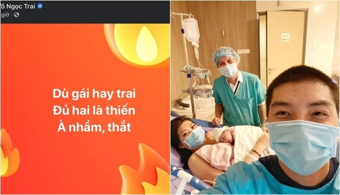 Sau Hoàng Bách, diễn viên Kính Vạn Hoa - Ngọc Trai là sao nam thứ 2 trong showbiz Việt có quyết định triệt sản Sau đúng 1 tuần vợ hạ sinh nhóc tỳ thứ 2.