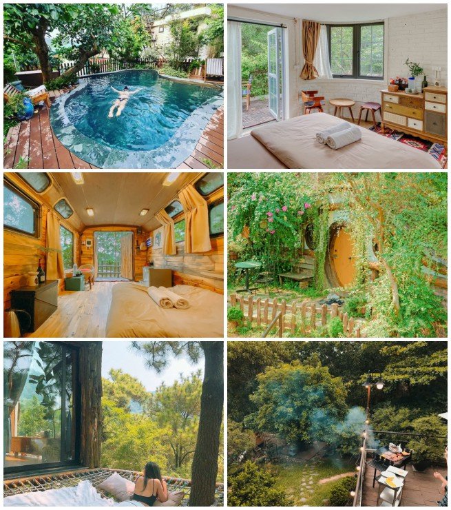 U Lesa Retreat gồm 7 homestay nhỏ dành cho 2 – 6 và 5 Villa lớn dành cho khoảng 10 – 16 người.