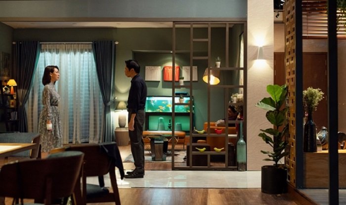 Cặp đôi Bình (Thái Hoà) và Quỳnh (Thu Trang) là trường hợp xảy ra nhiều hiểu lầm nhất nhưng vẫn có thể hòa giải.