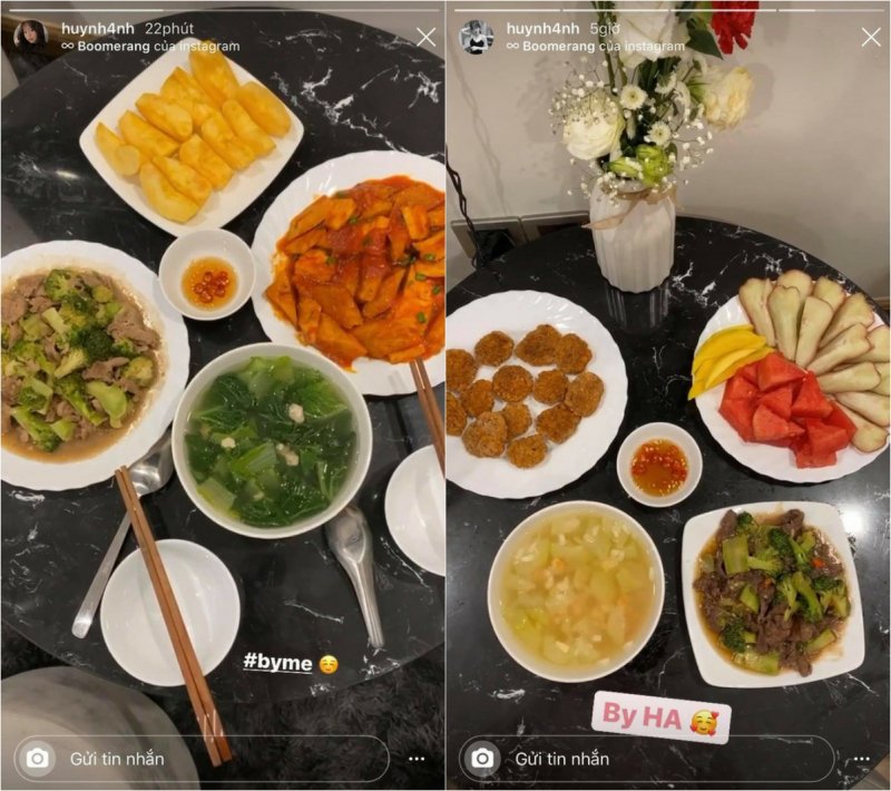 Không chỉ chú ý đến hương vị, Huỳnh Anh còn quan tâm đến trang trí, trình bày sao cho đẹp mắt.