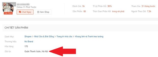 Những shop ship trong cùng nội thành thường có phí ship khá rẻ