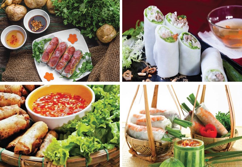 Đất nước sở hữu nhiều món cuốn nhất thế giới.