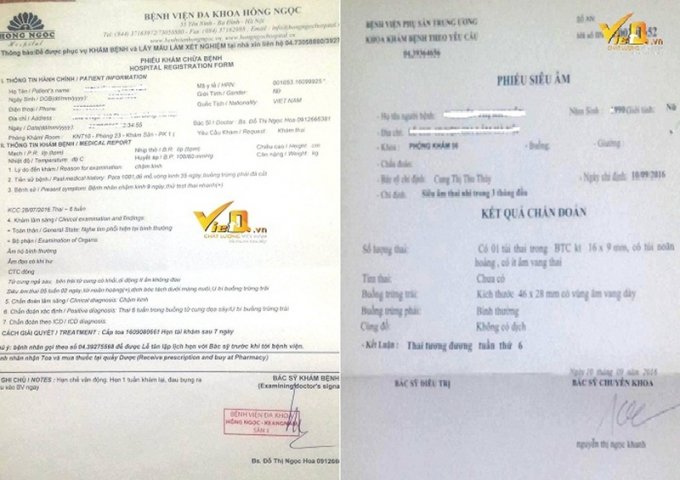 Bệnh viện Hồng Ngọc khiến thai phụ được phen 