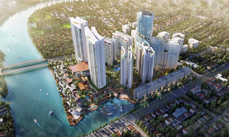 Phối cảnh hoành tráng của dự án.
