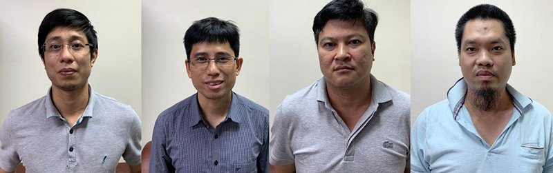 Các bị can: Nguyễn Thanh Tuyền, Nguyễn Ngọc Nhất, Đào Thế Vinh, Nguyễn Trần Duy.
