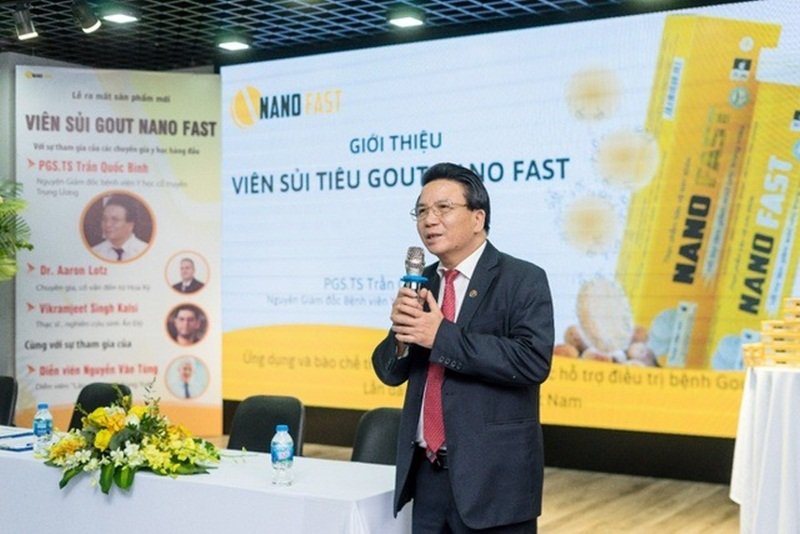 Phó Giáo Sư - Tiến Sĩ Trần Quốc Bình-“cha đẻ” Viên sủi Nano Fast.