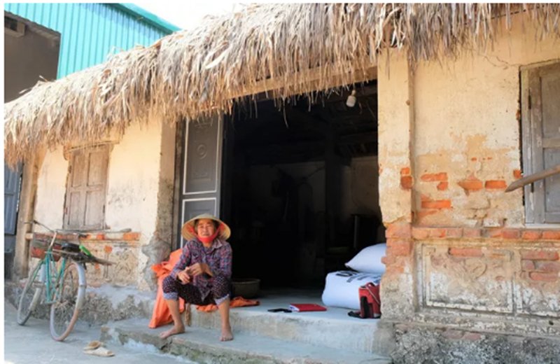 Còn đây là hình ảnh căn nhà của hộ thoát nghèo ở Quảng Xương (Thanh Hóa). (Ảnh: Báo Người Lao Động).