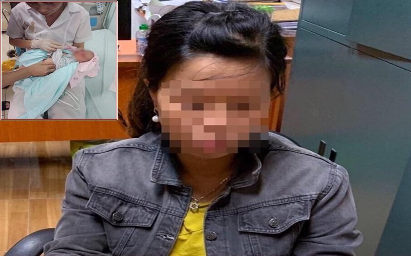 Chân dung sản phụ bỏ con mới sinh dưới hố ga.