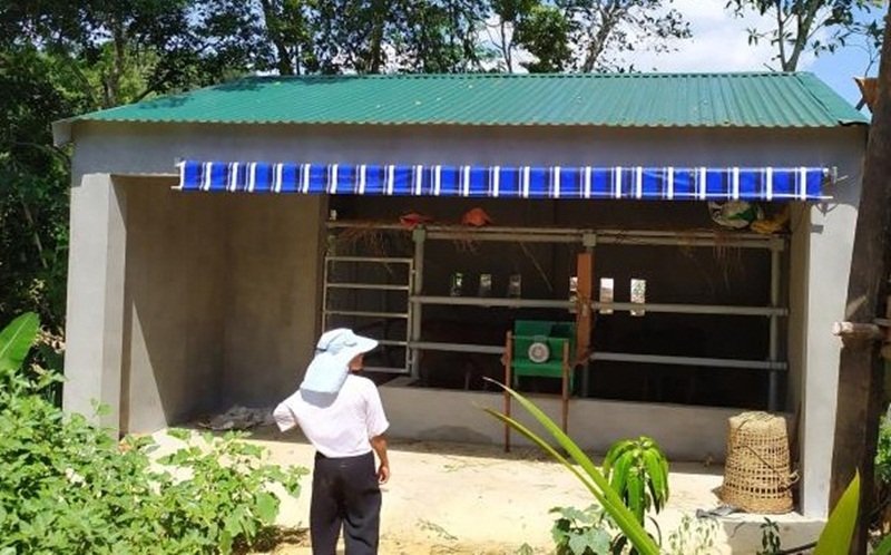 Bên trong những chuồng bò giá trăm triệu đồng ở Nghệ An. (Ảnh: VTC).