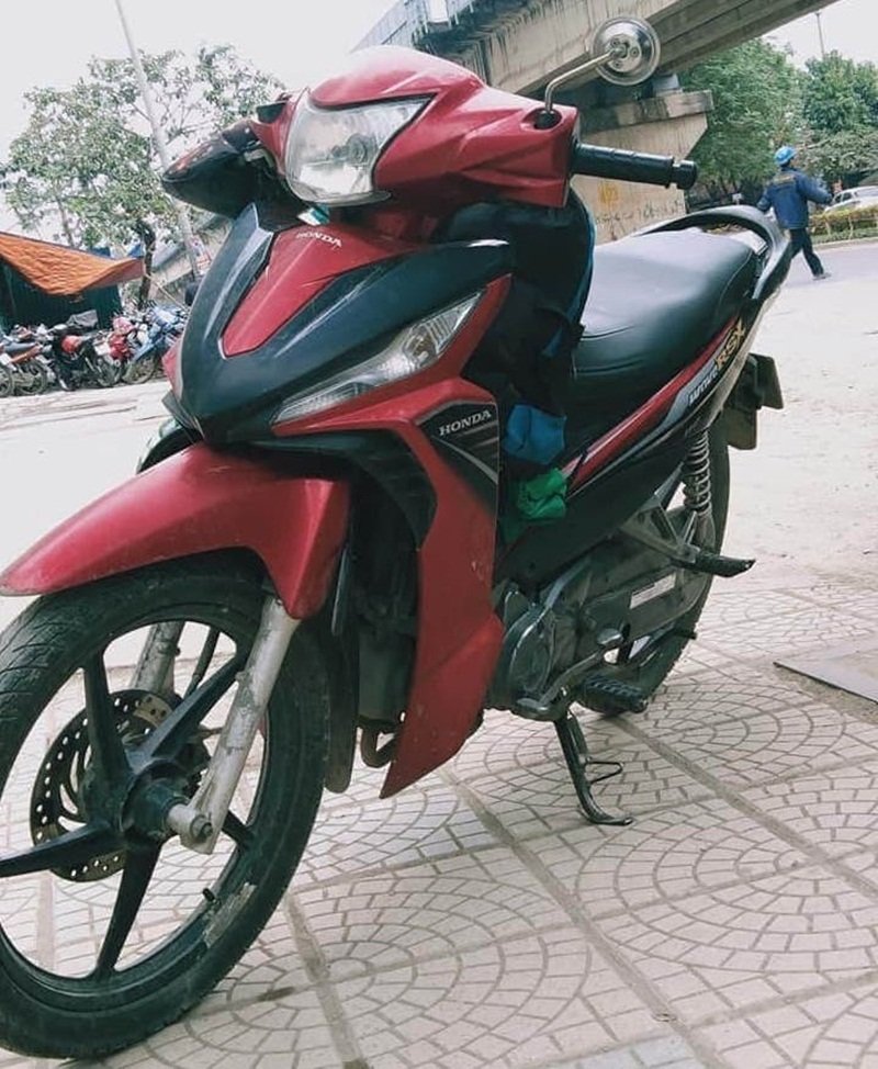 Chiếc xe tang vậy của vụ án.